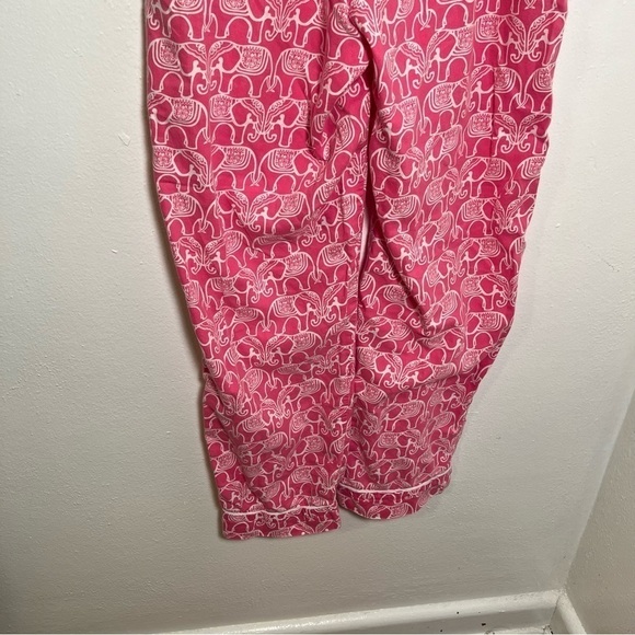 Crown & Ivy Pajama Pants PInk White Elephants - Picture 9 of 11